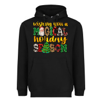 Black wishing you a magical season Heavyweight Hoodie - AdoDesignShop