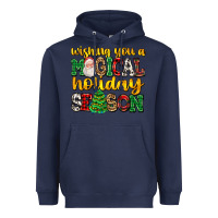 Navy wishing you a magical season Heavyweight Hoodie - AdoDesignShop