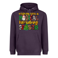 Plum wishing you a magical season Heavyweight Hoodie - AdoDesignShop