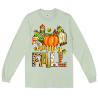 Matcha happy fall Long Sleeve Tee - Zillion Design Studio