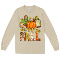 Mushroom happy fall Long Sleeve Tee - Zillion Design Studio