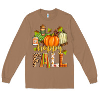 Toasted Coconut happy fall Long Sleeve Tee - Zillion Design Studio