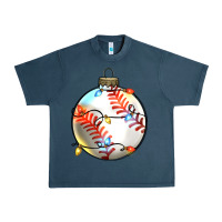 Midnight Navy christmas  baseball Urban Heavy Tee - Zillion Design Studio