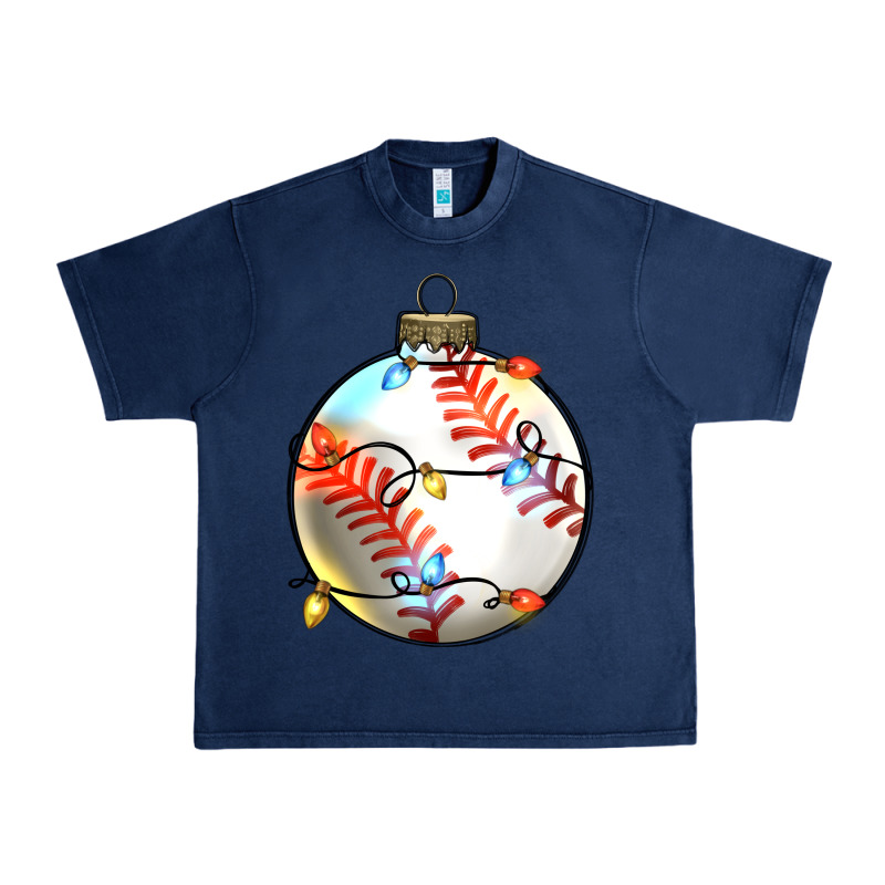 Christmas  Baseball Urban Heavy Tee by Zillion Design Studio | Teevron