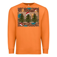 Carrot Christmas trees leopard Premium Sweatshirt - AdoDesignShop