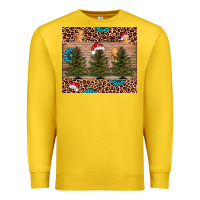 Lemon Christmas trees leopard Premium Sweatshirt - AdoDesignShop
