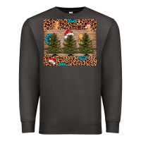 Smoke Christmas trees leopard Premium Sweatshirt - AdoDesignShop