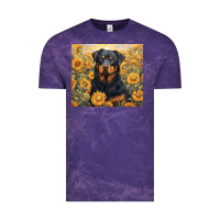 Cloud Purple rotweiler Vintage Tee - Unal Design