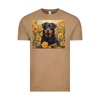 Vintage Coffee rotweiler Vintage Tee - Unal Design