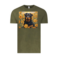 Vintage Olive rotweiler Vintage Tee - Unal Design