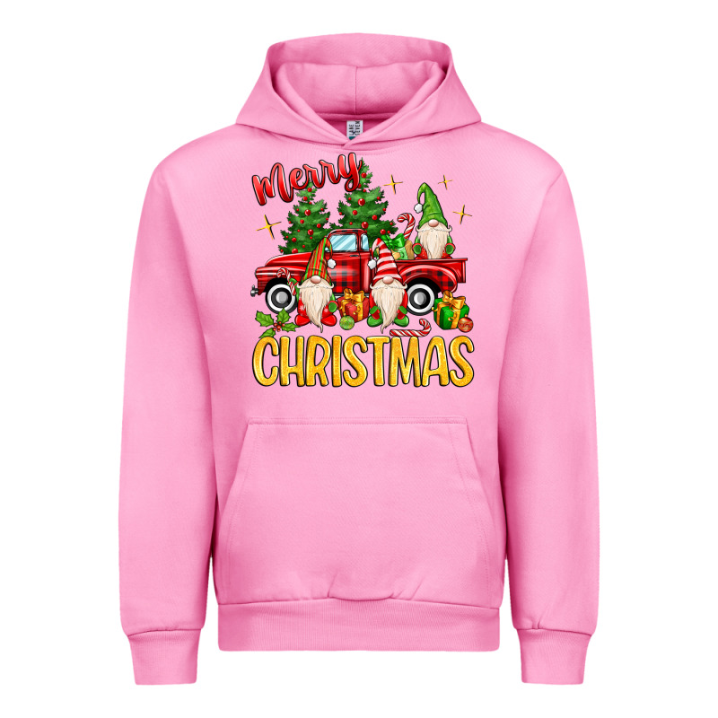 Merry Christmas Gnomes Truck Urban Hoodie by MaliasSmallBusiness | Teevron