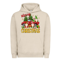 Pigment French Oak merry christmas gnomes truck Urban Hoodie - MaliasSmallBusiness