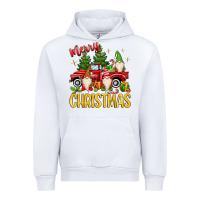 White merry christmas gnomes truck Urban Hoodie - MaliasSmallBusiness