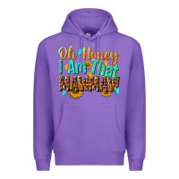 Purple oh honey i am that mawmaw nca Premium Hoodie - NancyCooperArtShop