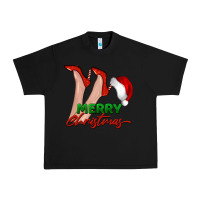 Black merry Christmas heels Urban Heavy Tee - BarkalooDesign