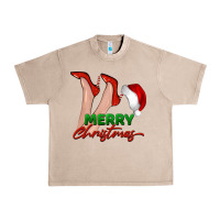 French Oak merry Christmas heels Urban Heavy Tee - BarkalooDesign