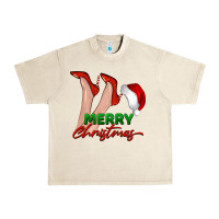 Sandshell merry Christmas heels Urban Heavy Tee - BarkalooDesign