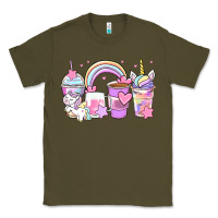 Army Green unicorn coffee cups Classic Tee - Zillion Design Studio
