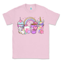 Bubblegum Pink unicorn coffee cups Classic Tee - Zillion Design Studio