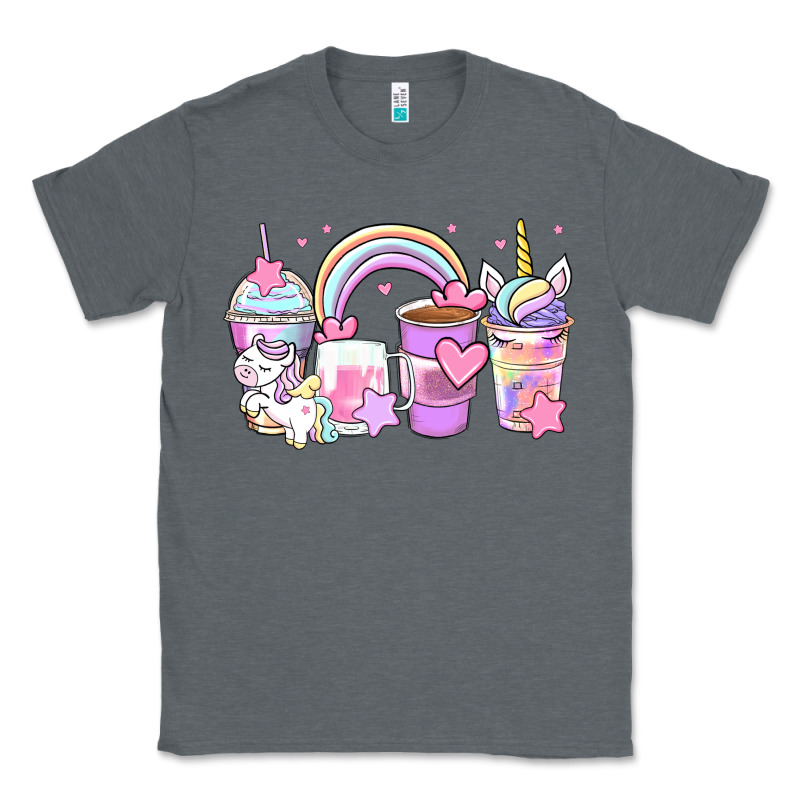 Unicorn Coffee Cups Classic Tee by Zillion Design Studio | Teevron