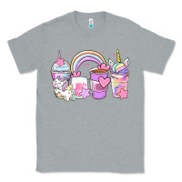 Heather Grey unicorn coffee cups Classic Tee - Zillion Design Studio