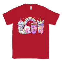 Red unicorn coffee cups Classic Tee - Zillion Design Studio