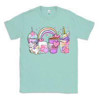 Seafoam unicorn coffee cups Classic Tee - Zillion Design Studio
