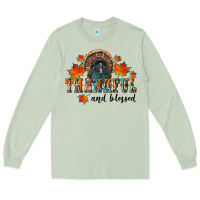 Matcha thankful and blessed Long Sleeve Tee - RanaPortraitStore
