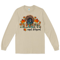 Mushroom thankful and blessed Long Sleeve Tee - RanaPortraitStore