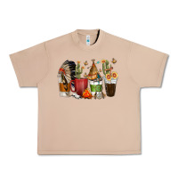 Burro coffee cups indian headdress Urban Heavy Tee - texasbilliewilder