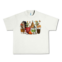 Pistachio coffee cups indian headdress Urban Heavy Tee - texasbilliewilder