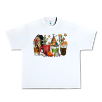White coffee cups indian headdress Urban Heavy Tee - texasbilliewilder