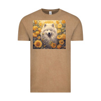 Vintage Coffee samoyed Vintage Tee - Unal Design