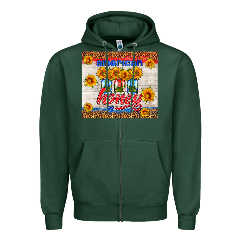 American Honey Tumbler Zipper Hoodie by HRA Design Shop | Teevron
