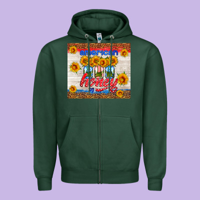American Honey Tumbler Zipper Hoodie Designed By Hra Design Shop