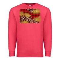 Cardinal christmas leopard glitter background Premium Sweatshirt - AdoDesignShop