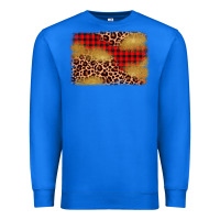 True Royal christmas leopard glitter background Premium Sweatshirt - AdoDesignShop