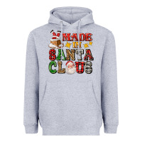 Heather Grey made in santa claus ado Heavyweight Hoodie - AdoDesignShop