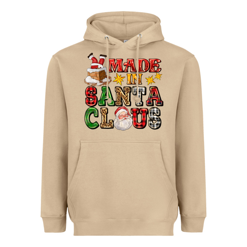 Made In Santa Claus Ado Heavyweight Hoodie by AdoDesignShop | Teevron