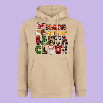 Made In Santa Claus Ado Heavyweight Hoodie Designed By Adodesignshop
