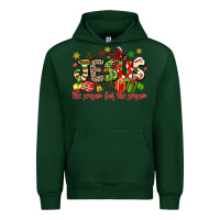 Forest Green jesus the reason for the season Urban Hoodie - MaliasSmallBusiness
