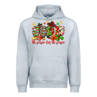 Heather Grey jesus the reason for the season Urban Hoodie - MaliasSmallBusiness