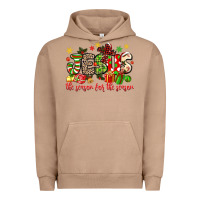Pigment Burro jesus the reason for the season Urban Hoodie - MaliasSmallBusiness
