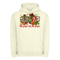 Pigment Pistachio jesus the reason for the season Urban Hoodie - MaliasSmallBusiness
