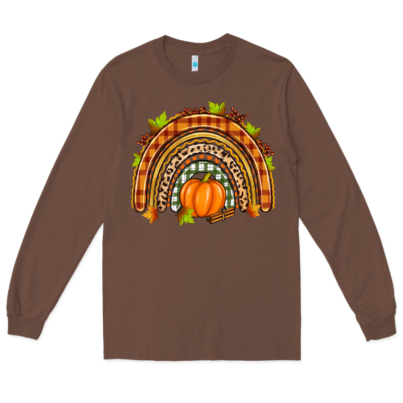 Fall Rainbow Long Sleeve Tee by Zillion Design Studio | Teevron