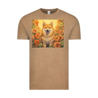 Vintage Coffee shiba inu Vintage Tee - Unal Design