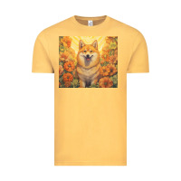 Vintage Mustard shiba inu Vintage Tee - Unal Design