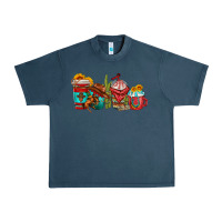Midnight Navy cowboy coffee cups Urban Heavy Tee - texasbilliewilder