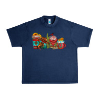 Navy cowboy coffee cups Urban Heavy Tee - texasbilliewilder