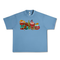 Pebble Blue cowboy coffee cups Urban Heavy Tee - texasbilliewilder
